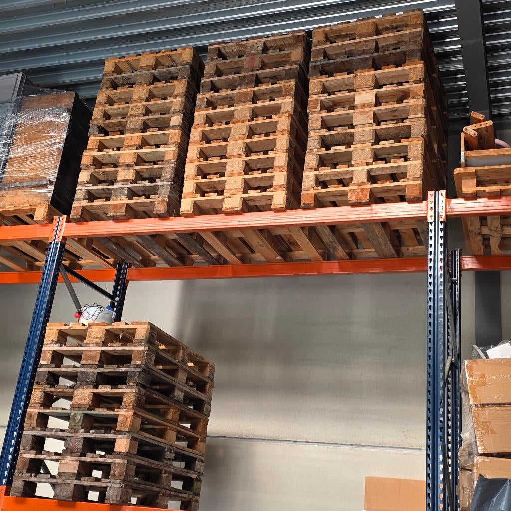 Europalletten 50st mooie kwaliteit, Doe-het-zelf en Bouw, Hout en Planken, Ophalen, 25 tot 50 mm, Zo goed als nieuw, Minder dan 200 cm