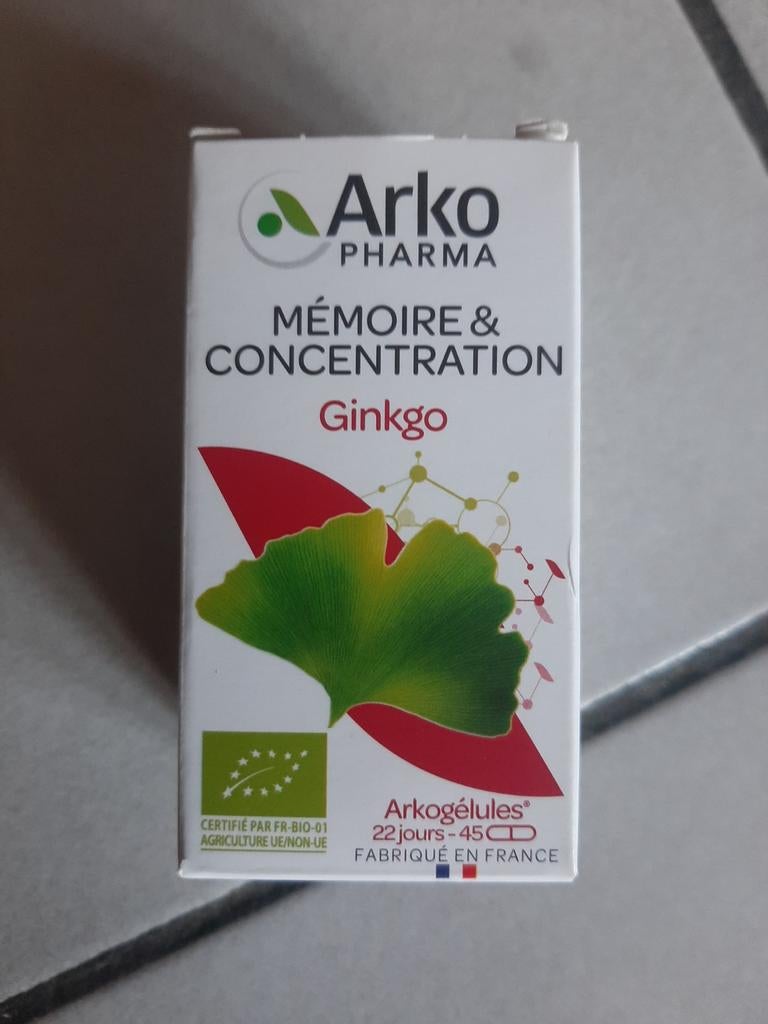 Arko geheugen concentratie ginkgo 11/2027, Ophalen