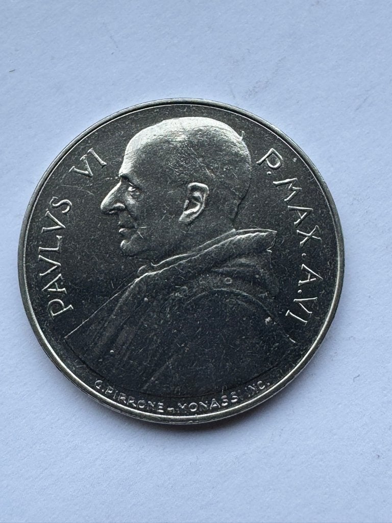 Vaticaan - 100 lire 1968, Postzegels en Munten, Ophalen of Verzenden, Overige landen, Losse munt