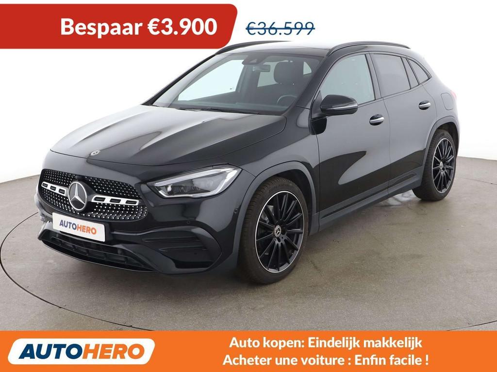 Mercedes-Benz GLA 200 GLA 200 d AMG Line (bj 2023), Auto's, Mercedes-Benz, Lichtsensor, Gebruikt, Alcantara, Zwart