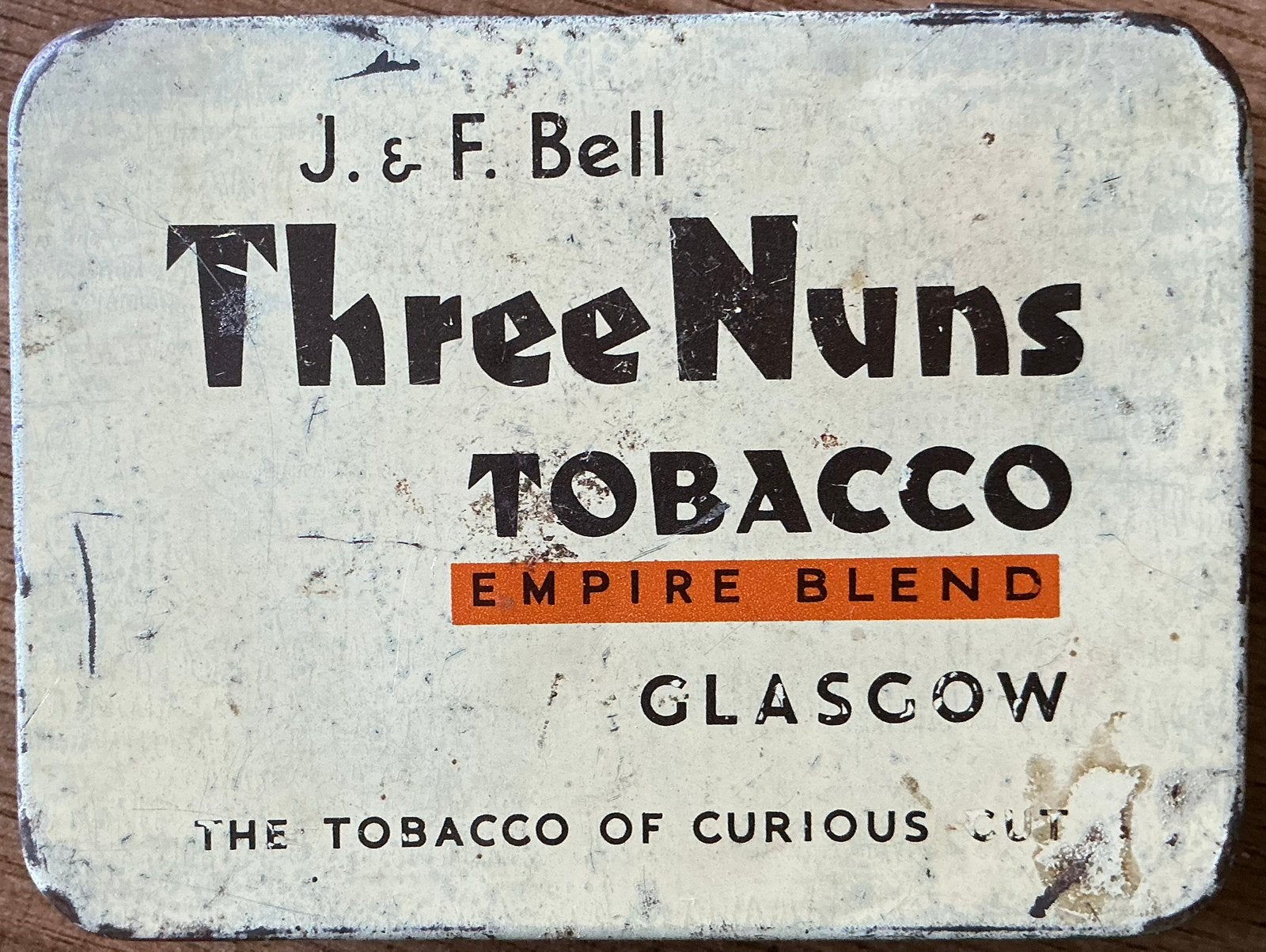 TROIS SOEURS TABACCO/J & F BELL, Collections, Enlèvement ou Envoi, Utilisé, Boite à tabac ou Emballage