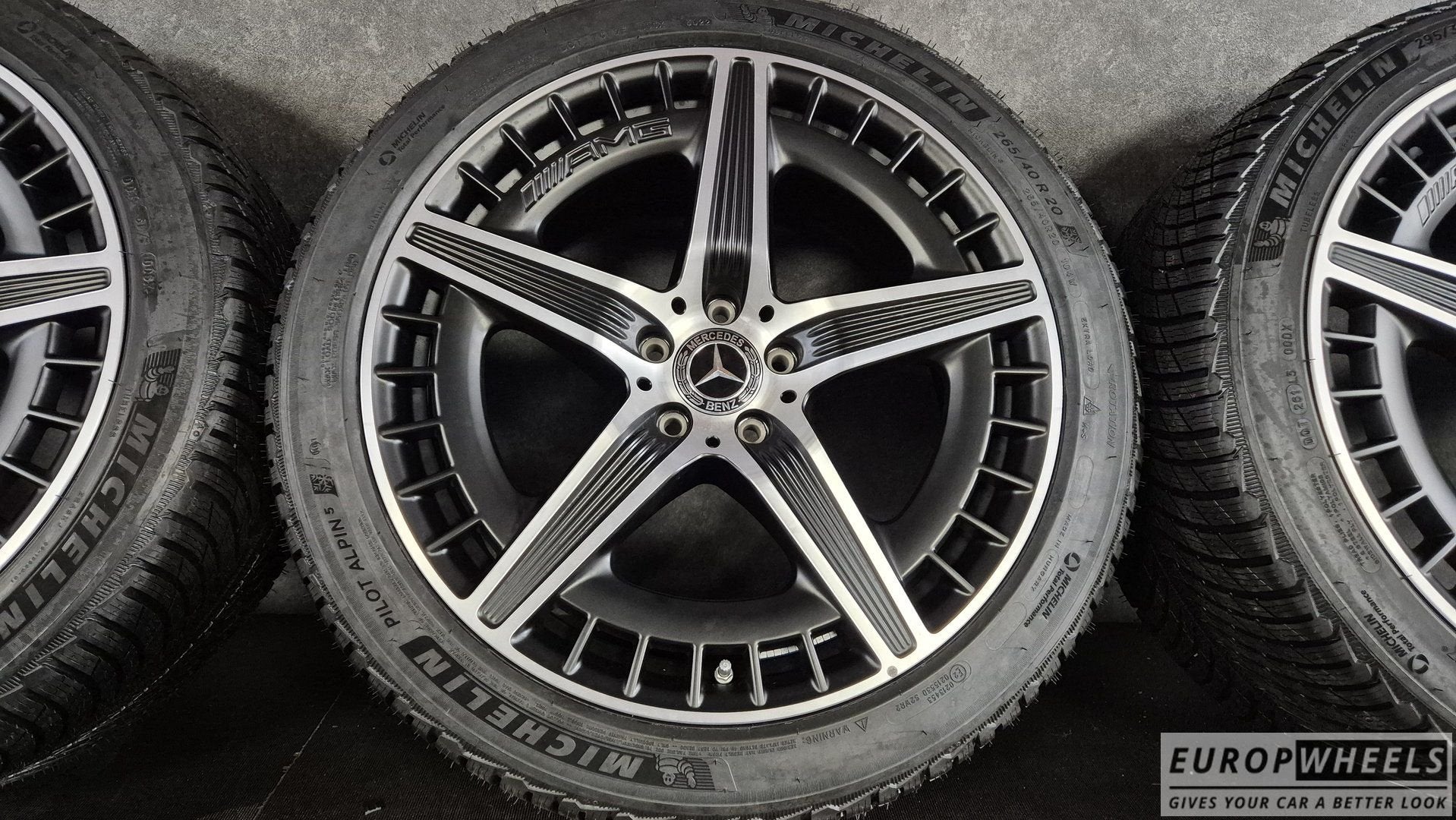 20 inch Mercedes velgen winterbanden EQE 43 53 AMG V295, Pneus et Jantes, Pneus hiver, -, Utilisé