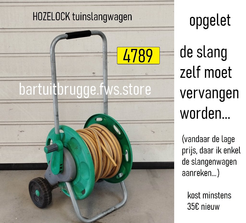 Slangenwagen HOZELOCK Tuinslang - 18€, Tuin en Terras, Tuinslangen, Ophalen, Gebruikt, Tuinslang