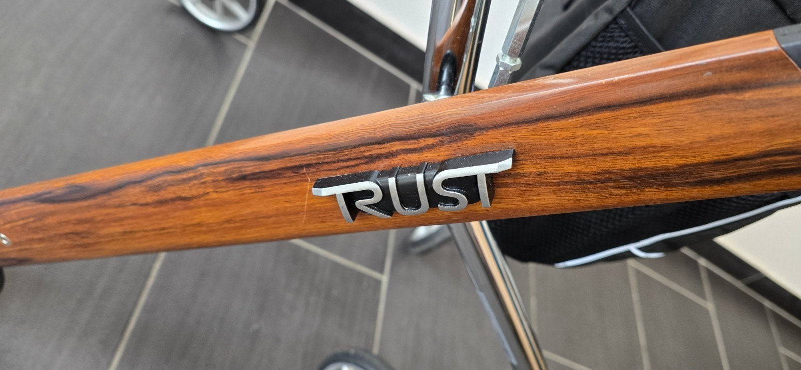 Rollator trust nine klassieke bruine kleur, Ophalen of Verzenden