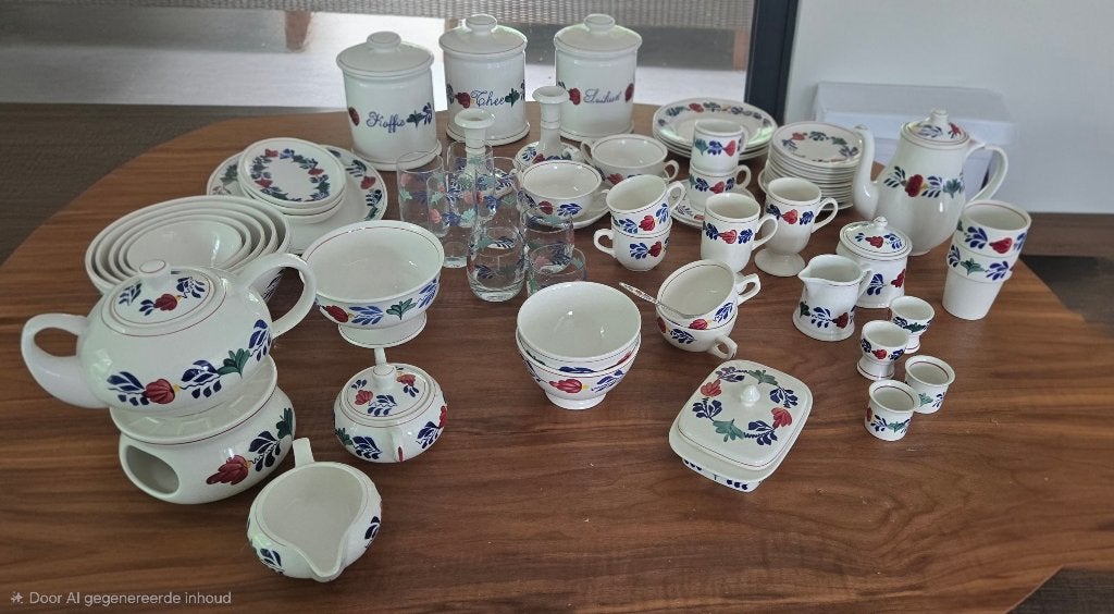 Boch Boerenbont servies, Antiek en Kunst, Ophalen