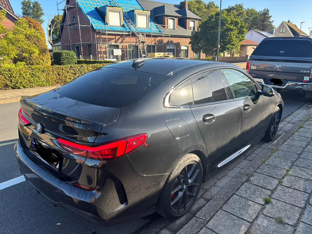 Bmw 218i grand coupe, 4 deurs, Euro 6, Zwart, Leder