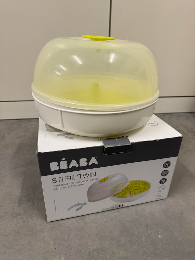 beaba sterilisator voor magnetron, Kinderen en Baby's, Ophalen of Verzenden, Zo goed als nieuw, Sterilisator