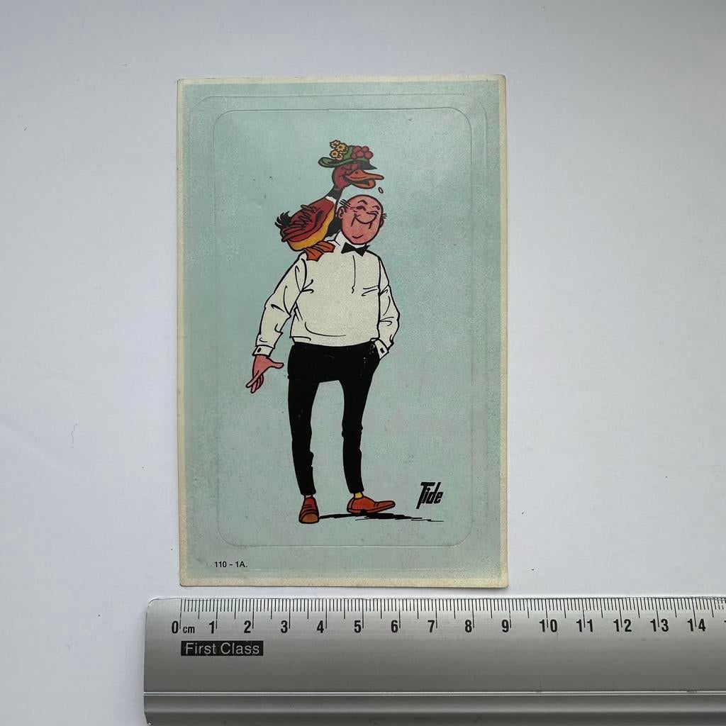 Bob et Bobette : autocollant publicitaire Lambique, Tide, Envoi, Bob et Bobette, Comme neuf, Image, Affiche ou Autocollant