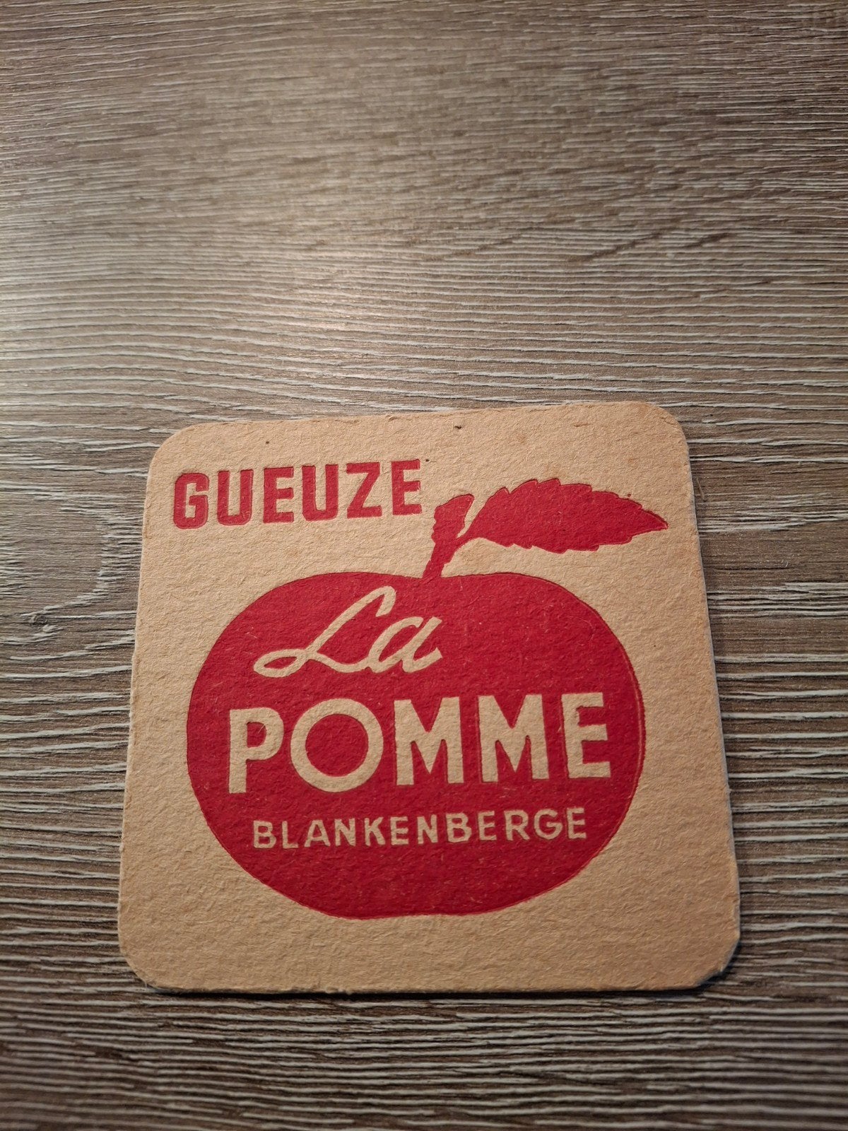 oud bierviltje gueuze la pomme, Ophalen of Verzenden