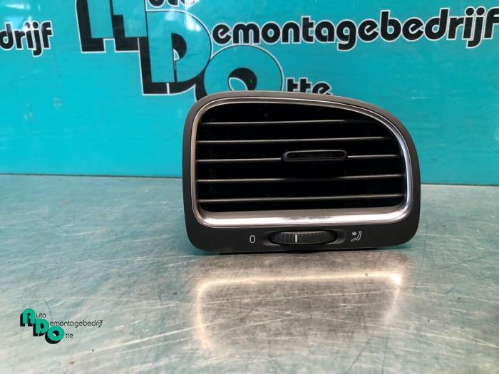 Luchtrooster Dashboard van een Volkswagen Golf (Golf 09-), Gebruikt, -, Volkswagen, -