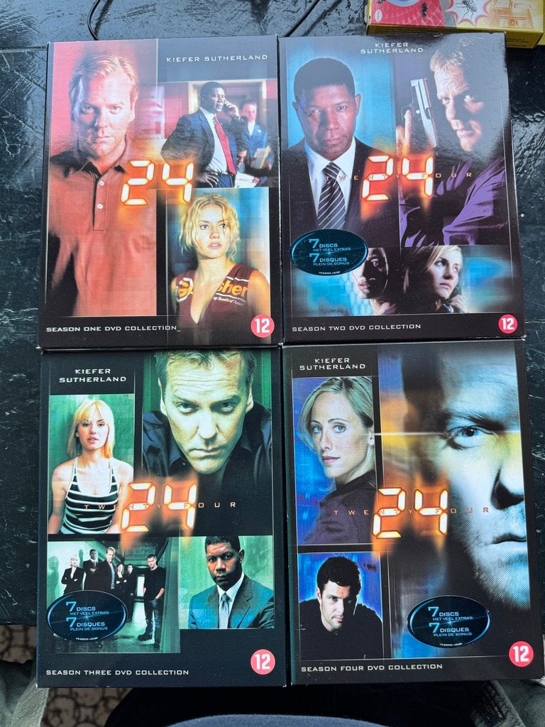 24 - Seizoen 1 t/m 8, Cd's en Dvd's, Ophalen of Verzenden, Engels, Seizoen 3, Nederlands