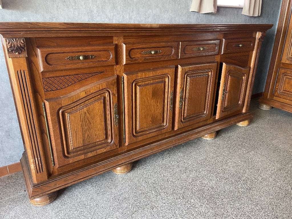 Dressoir, Huis en Inrichting, Ophalen, Gebruikt, Met deur(en), Eikenhout