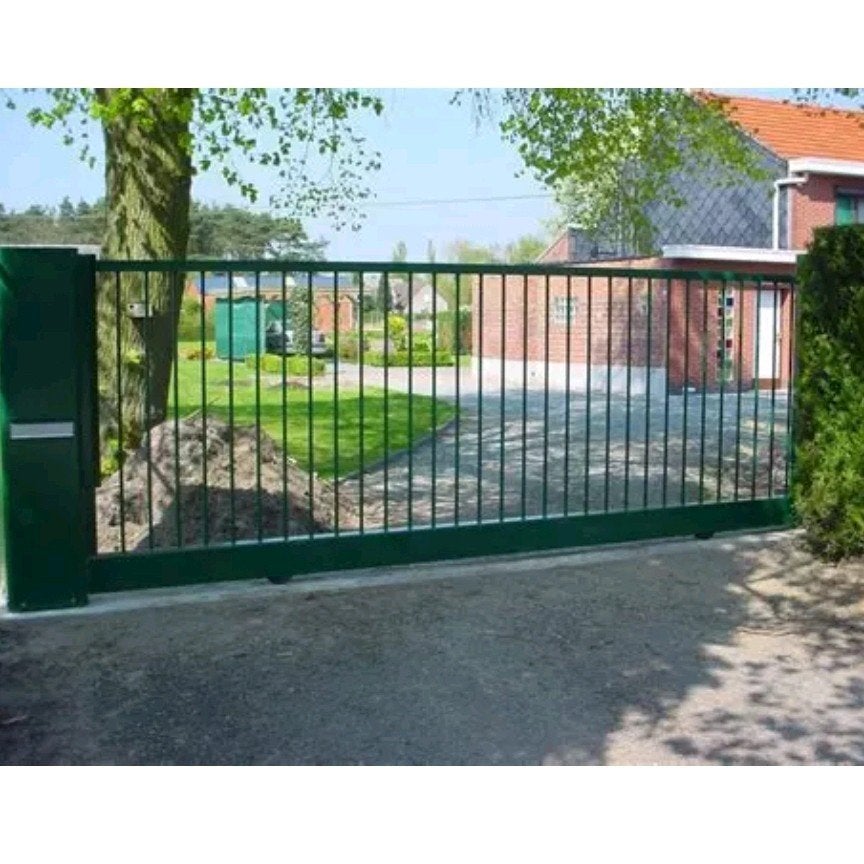 Industriele schuifpoort bekaart groen, Ophalen of Verzenden