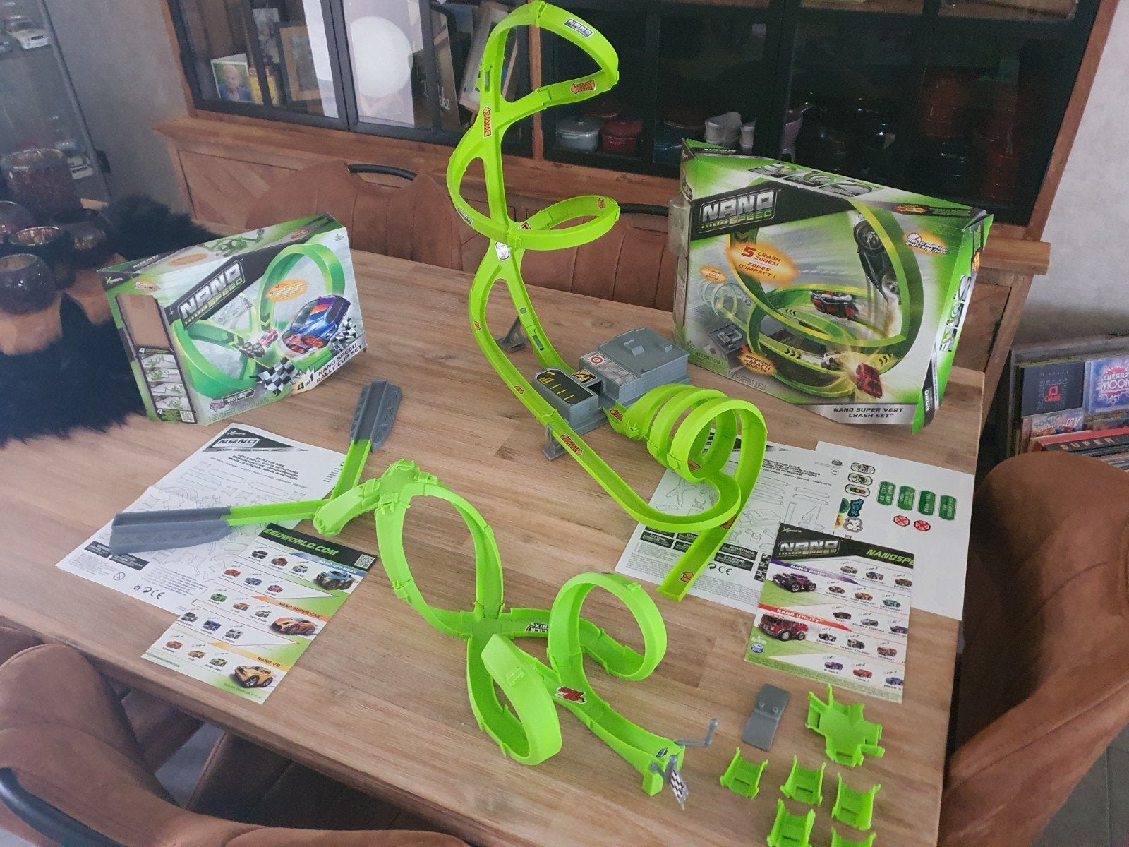 2x nano speed racebanen, Ophalen
