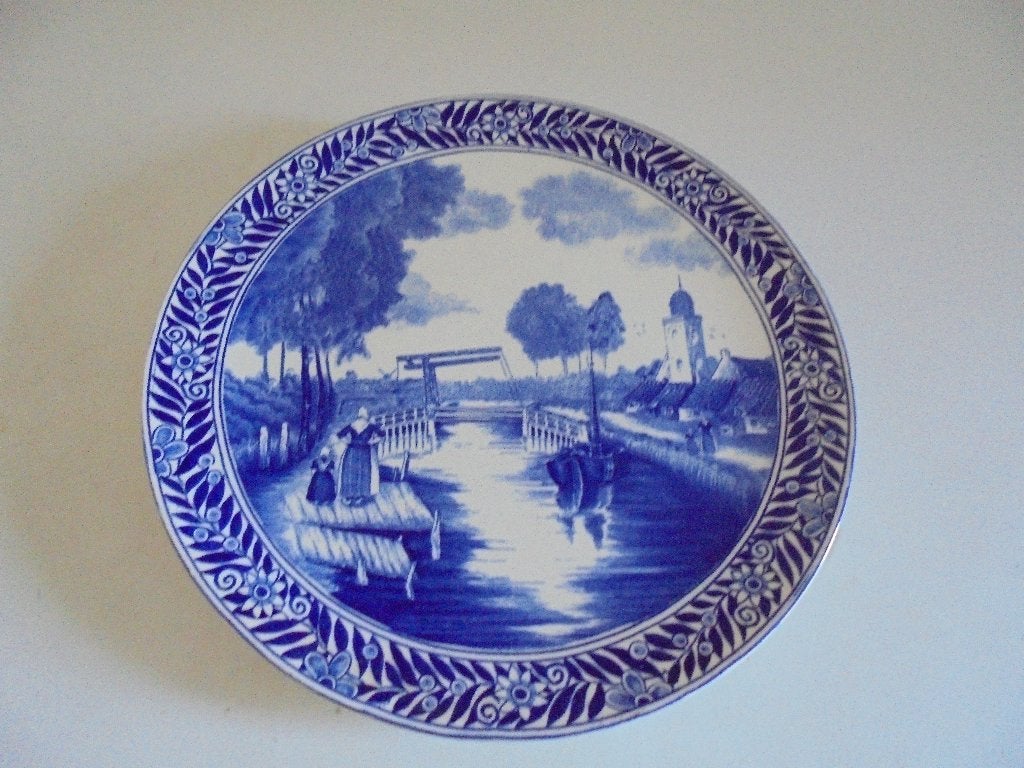 Assiette décorative Delft, Antiquités & Art, Art | Autres Art, Enlèvement ou Envoi