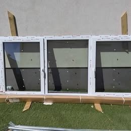 Nieuw Druiluik raam te koop, Doe-het-zelf en Bouw, Glas en Ramen, Nieuw, Gevelraam of Ruit, 120 tot 160 cm, 160 cm of meer, Dubbelglas