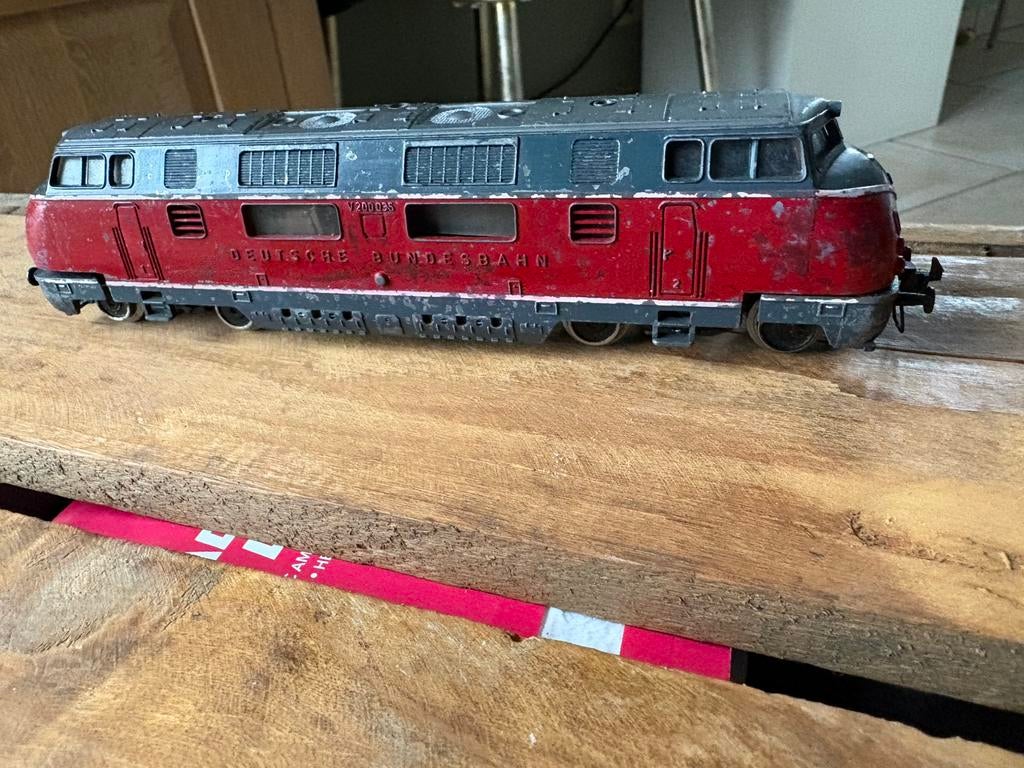 TRIX VINTAGE ANTIEKE GOEDERENWAGENS EN LOCO, Hobby en Vrije tijd, Modeltreinen | Overige schalen, Gebruikt, Locomotief, Overige merken