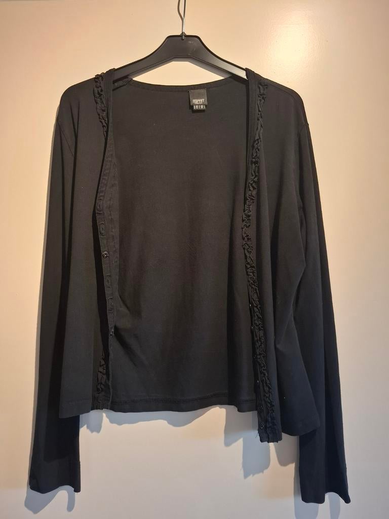 Cardigan, Zwart, Gedragen, Esprit, Ophalen