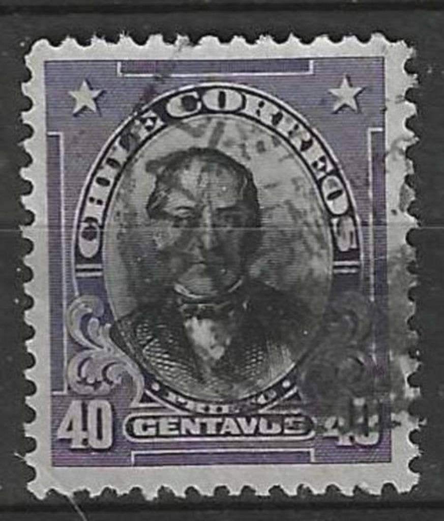 Chili 1912/1915 - Yvert 106 - Joaquín Prieto Vial (ST), Envoi, Affranchi