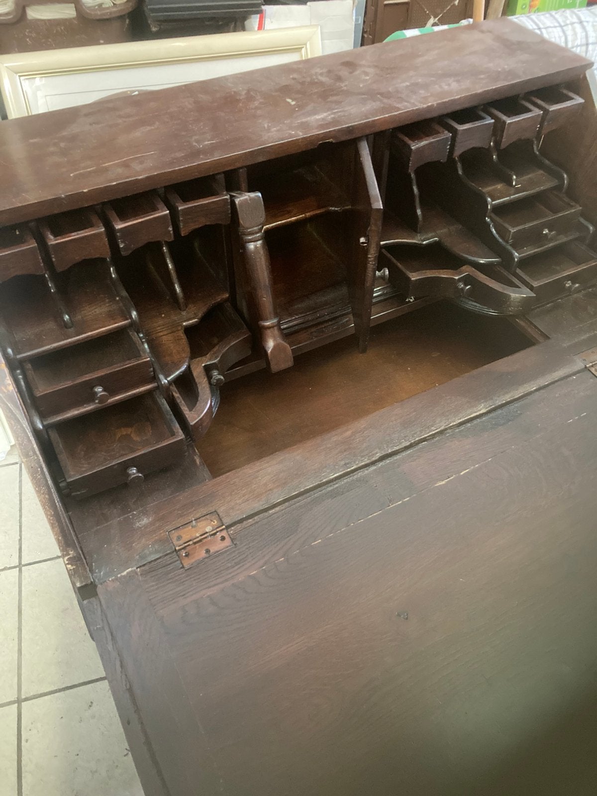 Antieke Secretaire, Antiek en Kunst, Ophalen