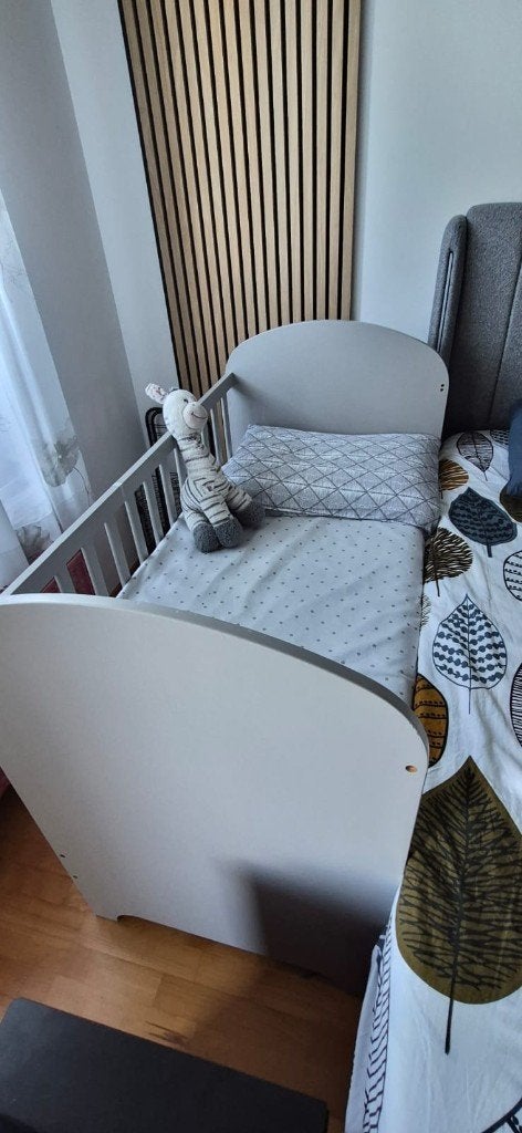 Lit bébé Ikea Gonatt avec rangement, Ophalen, Hoogslaper of Stapelbed, Zo goed als nieuw, Minder dan 140 cm