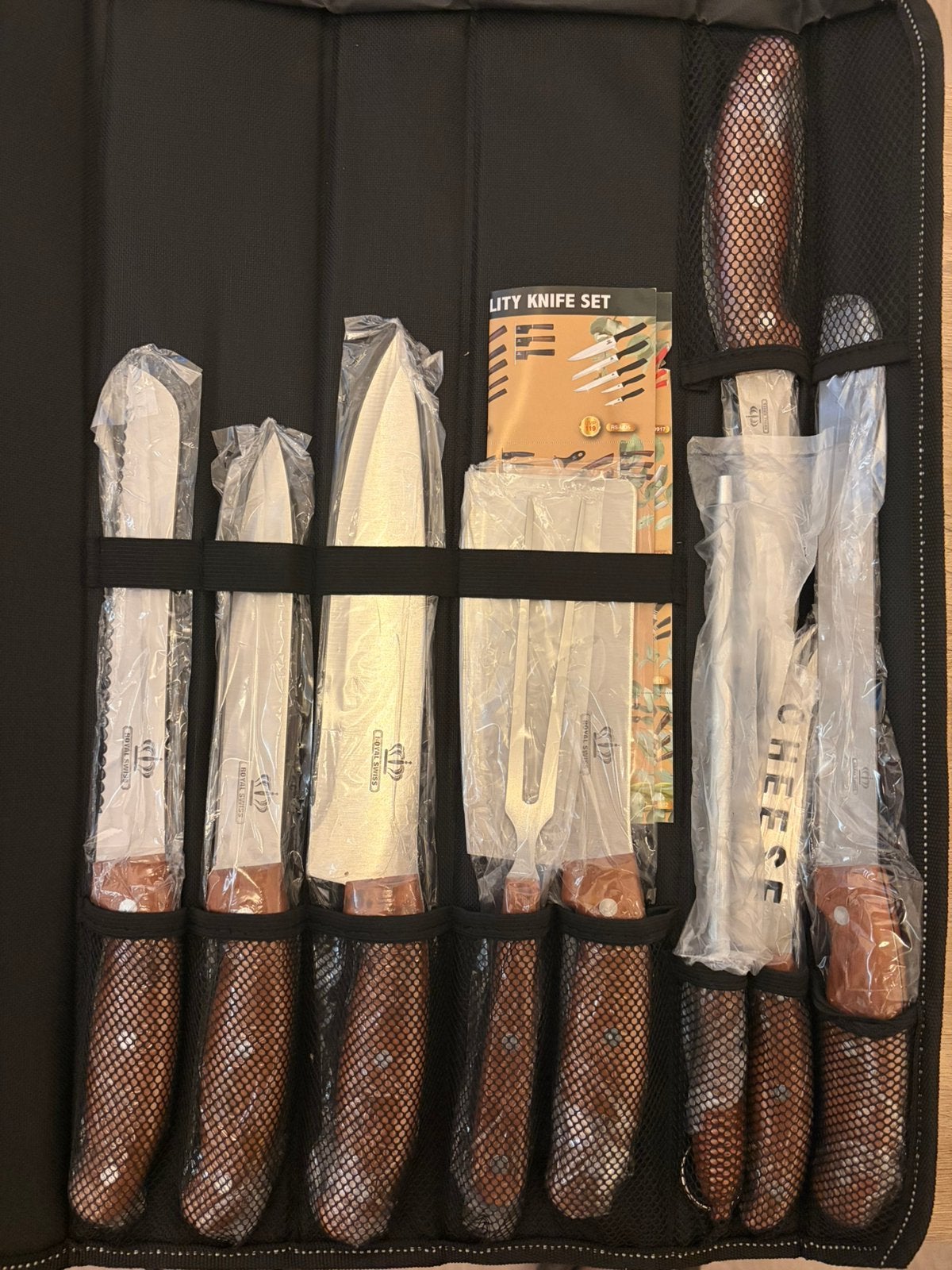 Sets de couteaux Royal Swiss, Enlèvement ou Envoi, Neuf, Brun