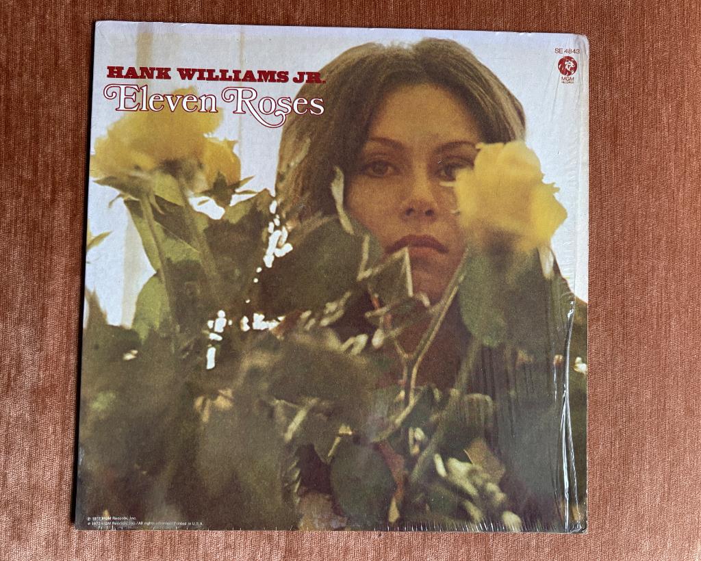 Hank Williams Jr., Eleven Roses, MGM Records, 1972, Enlèvement, Comme neuf, 12 pouces
