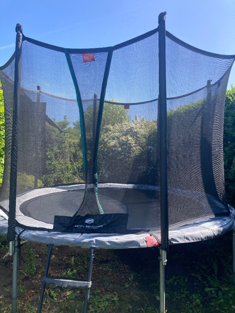 Trampoline BERG grijs, Ophalen, Gebruikt