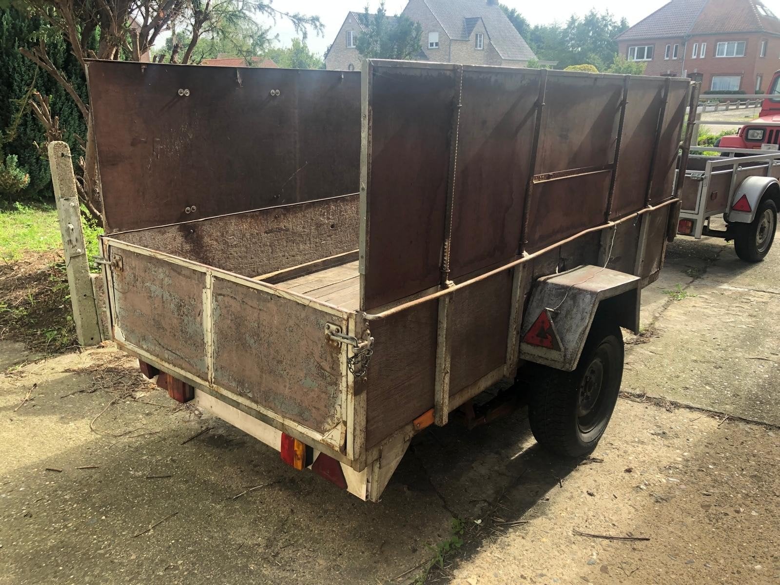 Remorque 2M50 x 1M25., Enlèvement, Utilisé