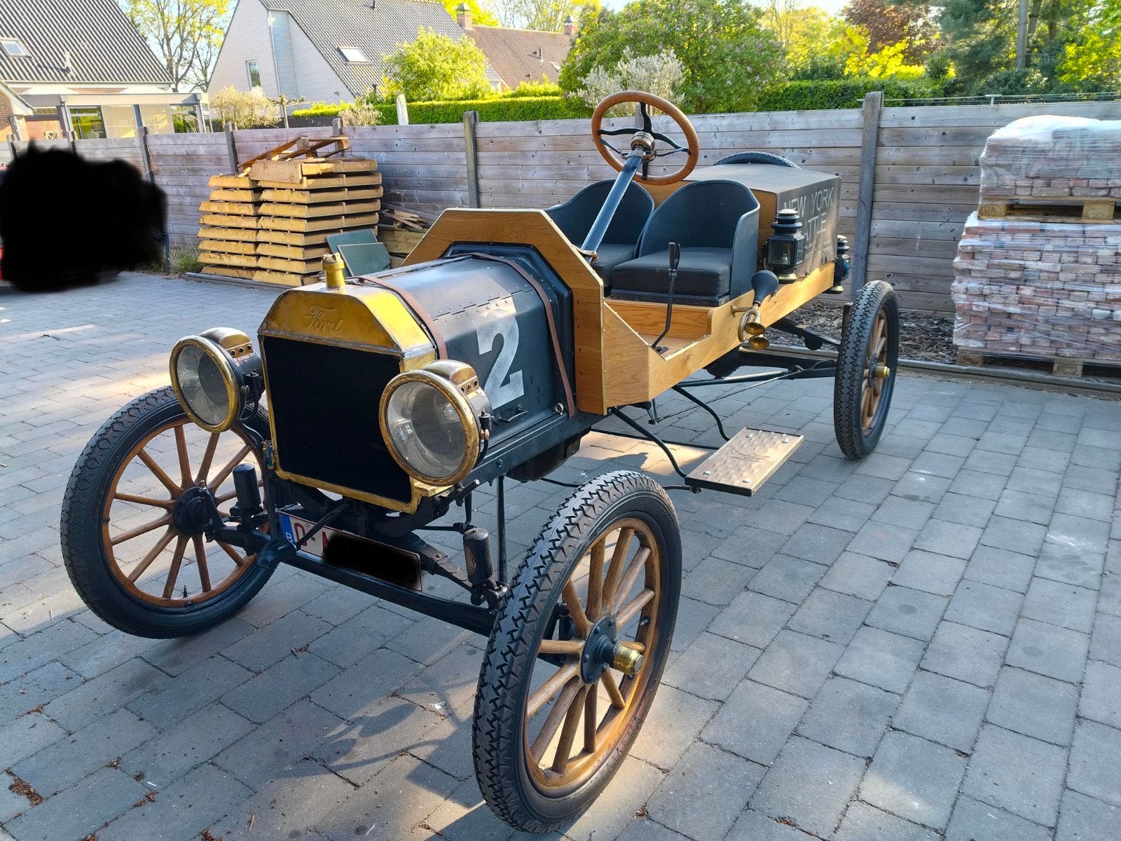 Ford model T, Auto's, Oldtimers, Zwart, Cabriolet, Zwart, Particulier