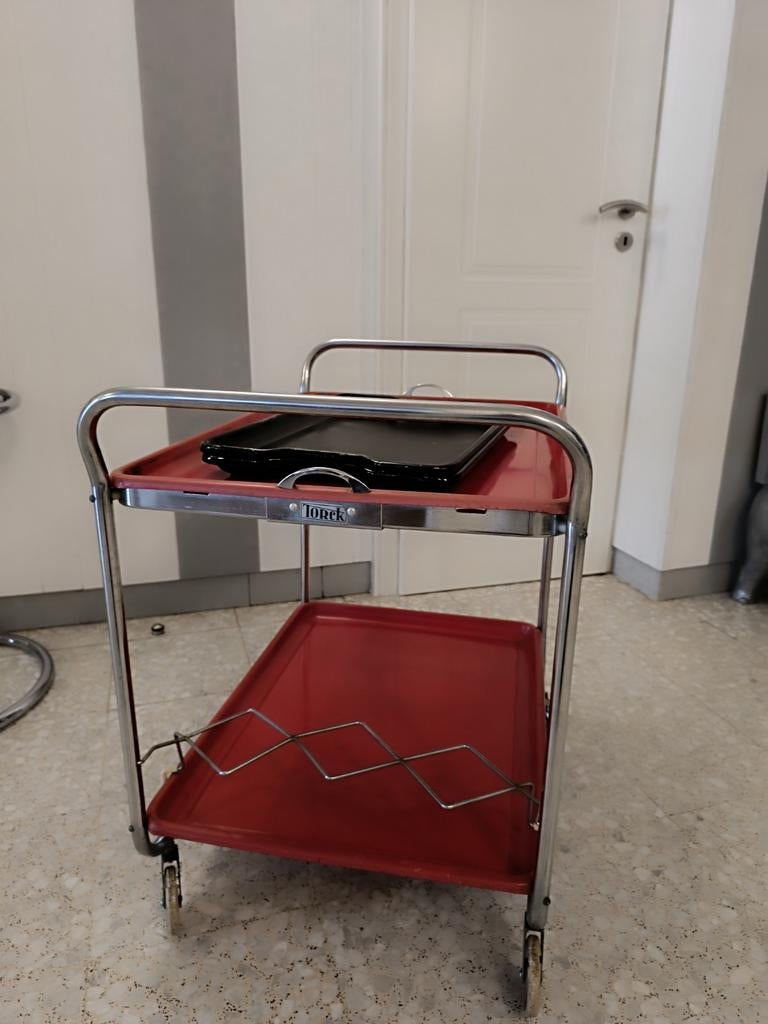 Vintage serveerwagen Torck, Huis en Inrichting, Ophalen, Metaal