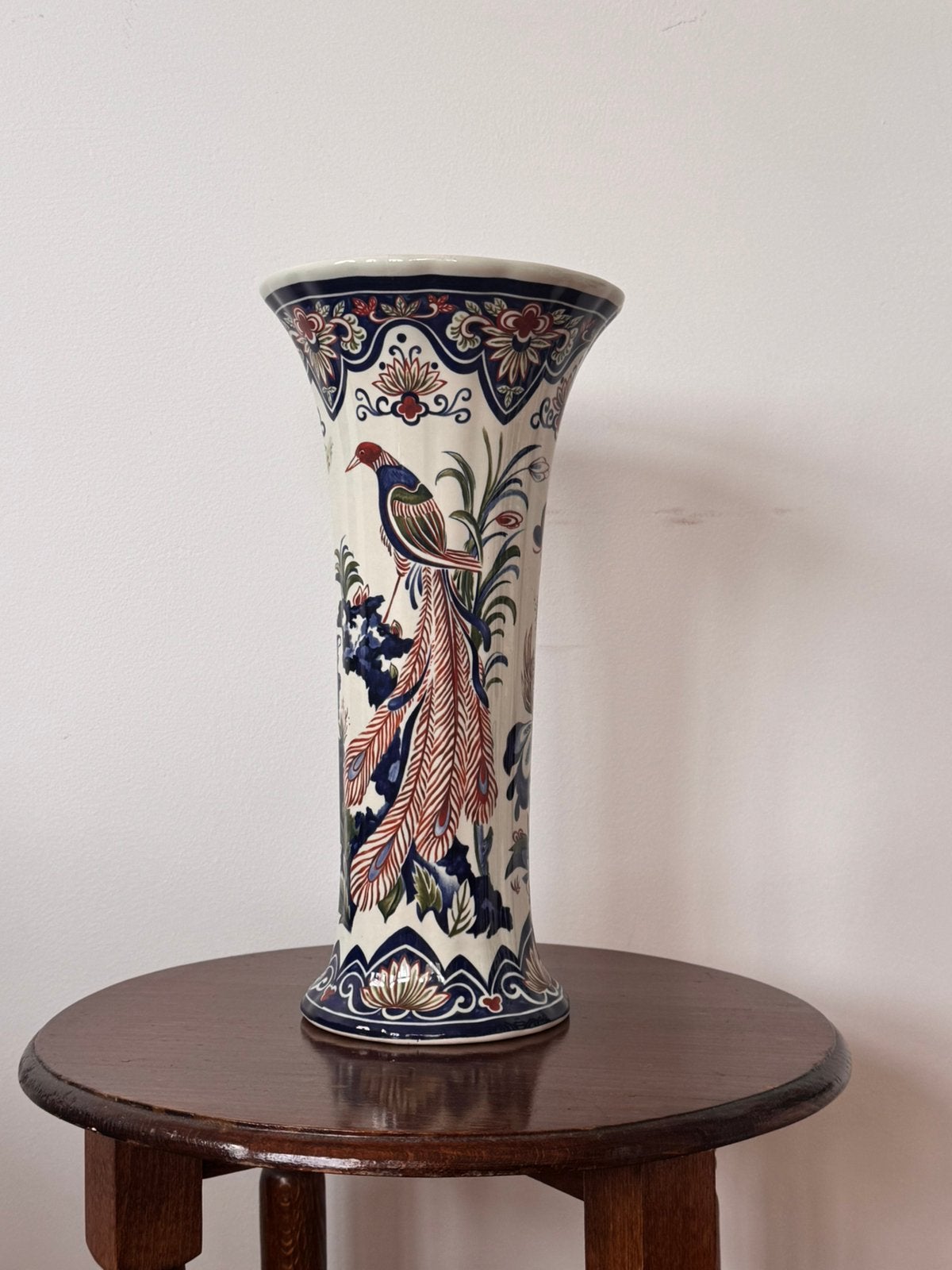 Vase ancien Vieux Rhodes – Boch Belgium – Fait main H30cm, Antiquités & Art, Enlèvement ou Envoi