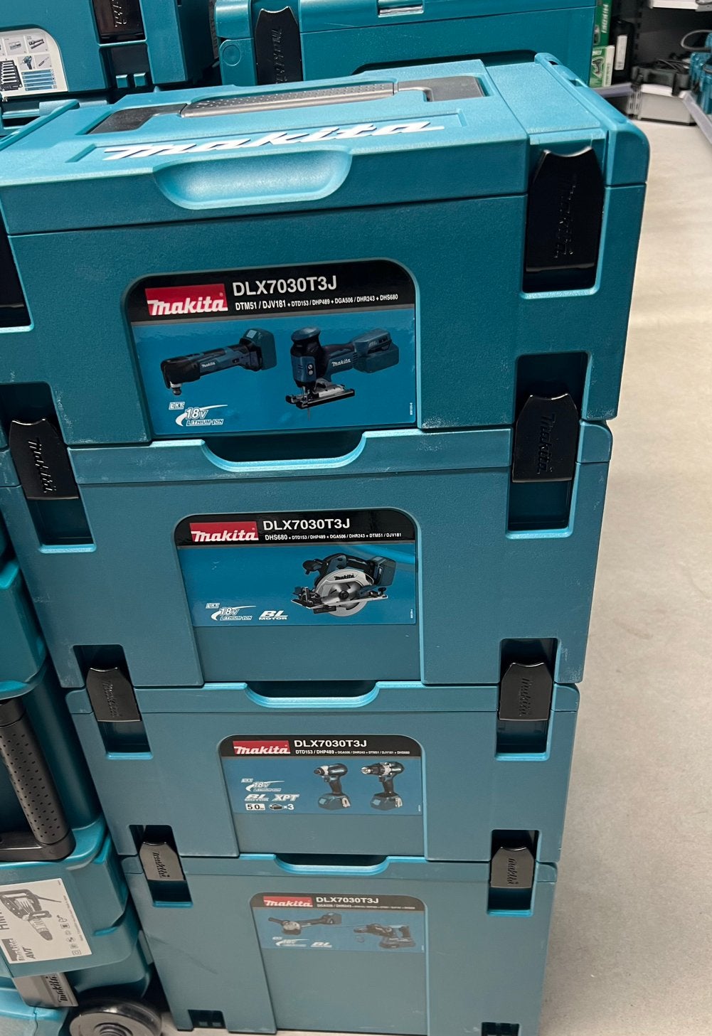 Makita/Dewalt-set 7 machines/3 batterijen 5Ah/oplader, Doe-het-zelf en Bouw, Ophalen, Nieuw