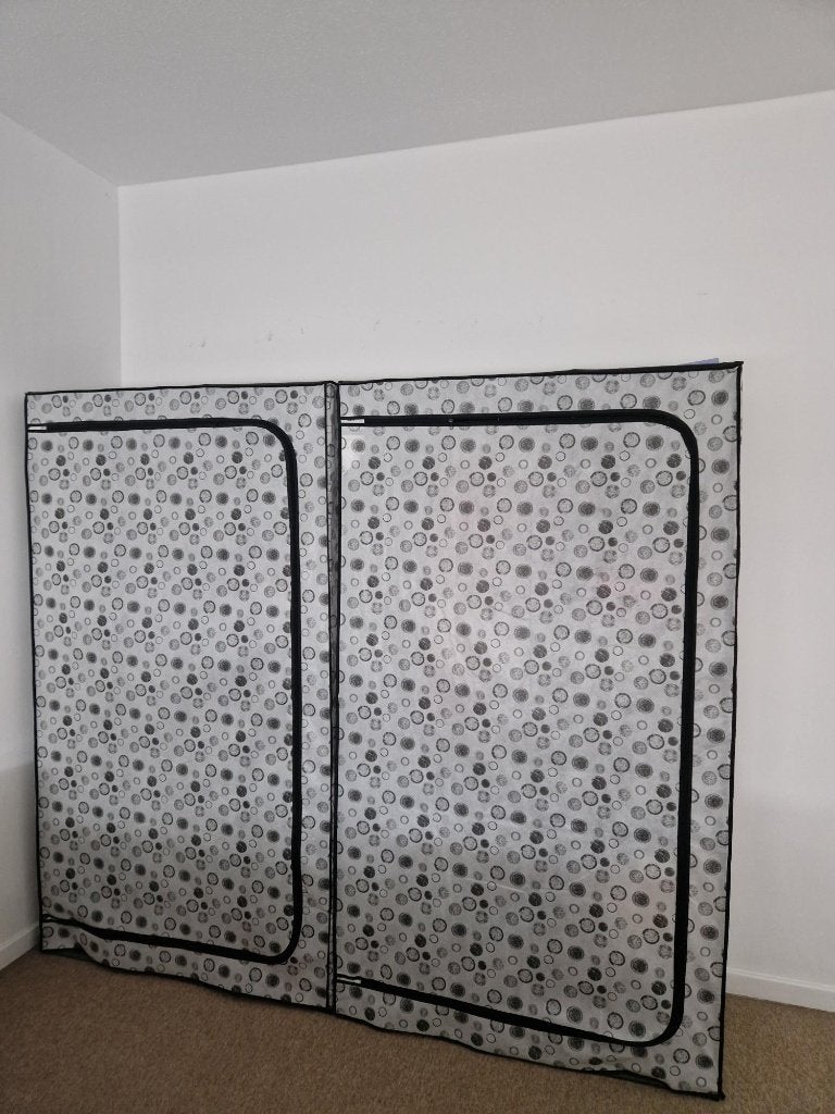 Kleerkast van textiel voor op kot, extra bergruimte, Ophalen, Met deur(en), Nieuw, 50 tot 100 cm