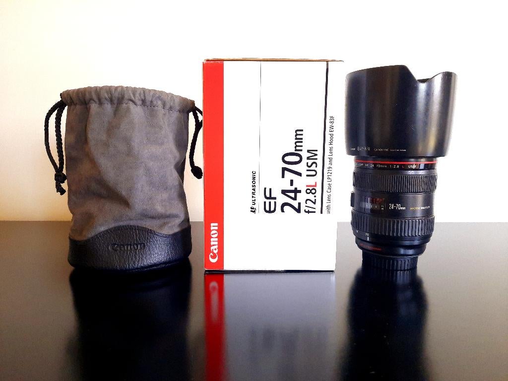 Objectif Canon EF 24-70 mm f/2,8L USM, Enlèvement ou Envoi, Comme neuf, Lentille standard, Zoom