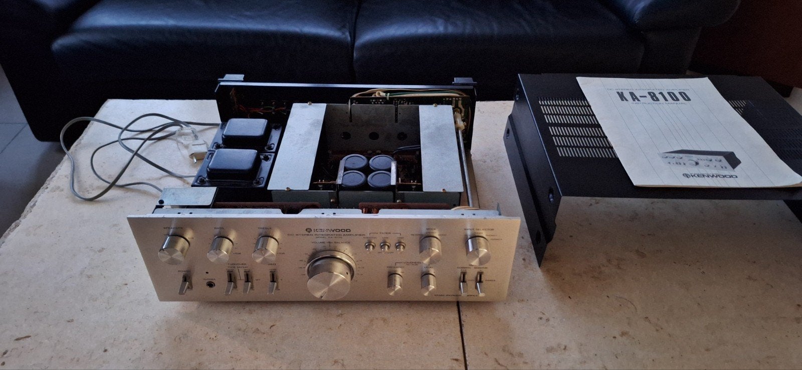 ampli integree stereo Kenwood ka 8100, Autres marques, Enlèvement ou Envoi, 60 à 120 watts, Comme neuf