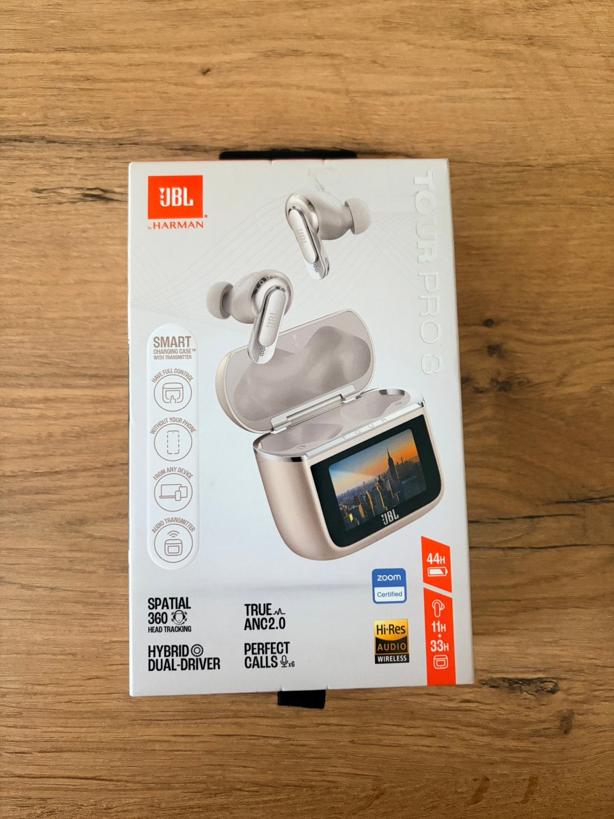 JBL Tour Pro 3 Latte/beige (in-ear headphones), In-ear, JBL, Bluetooth, Ophalen