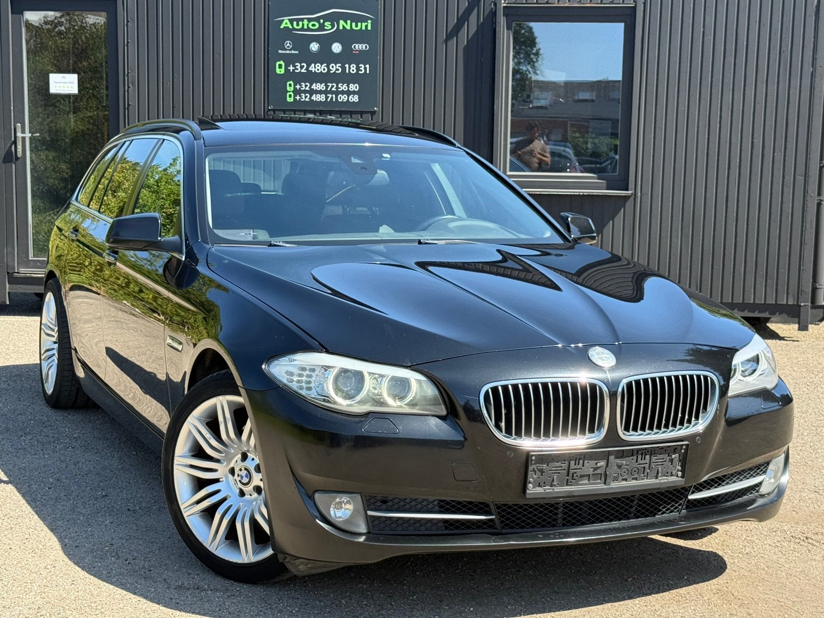 Bmw 520d F11 Automaat Xenon Keyless Pano, Auto's, Automaat, Leder, Bedrijf, Cruise Control