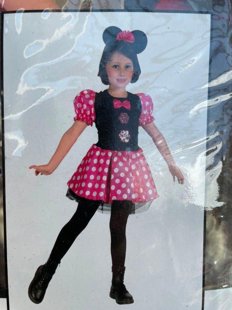 Mickey mouse verkleedpak maat 104 en 116, Kinderen en Baby's, Ophalen of Verzenden