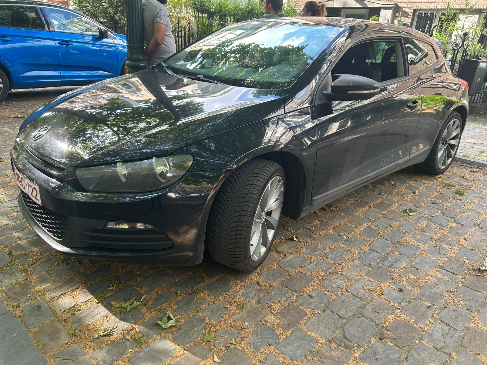 Volkswagen, sirocco 1.4 essence 2009, Auto's, Volkswagen, Euro 5, Zwart, Zwart, Leder