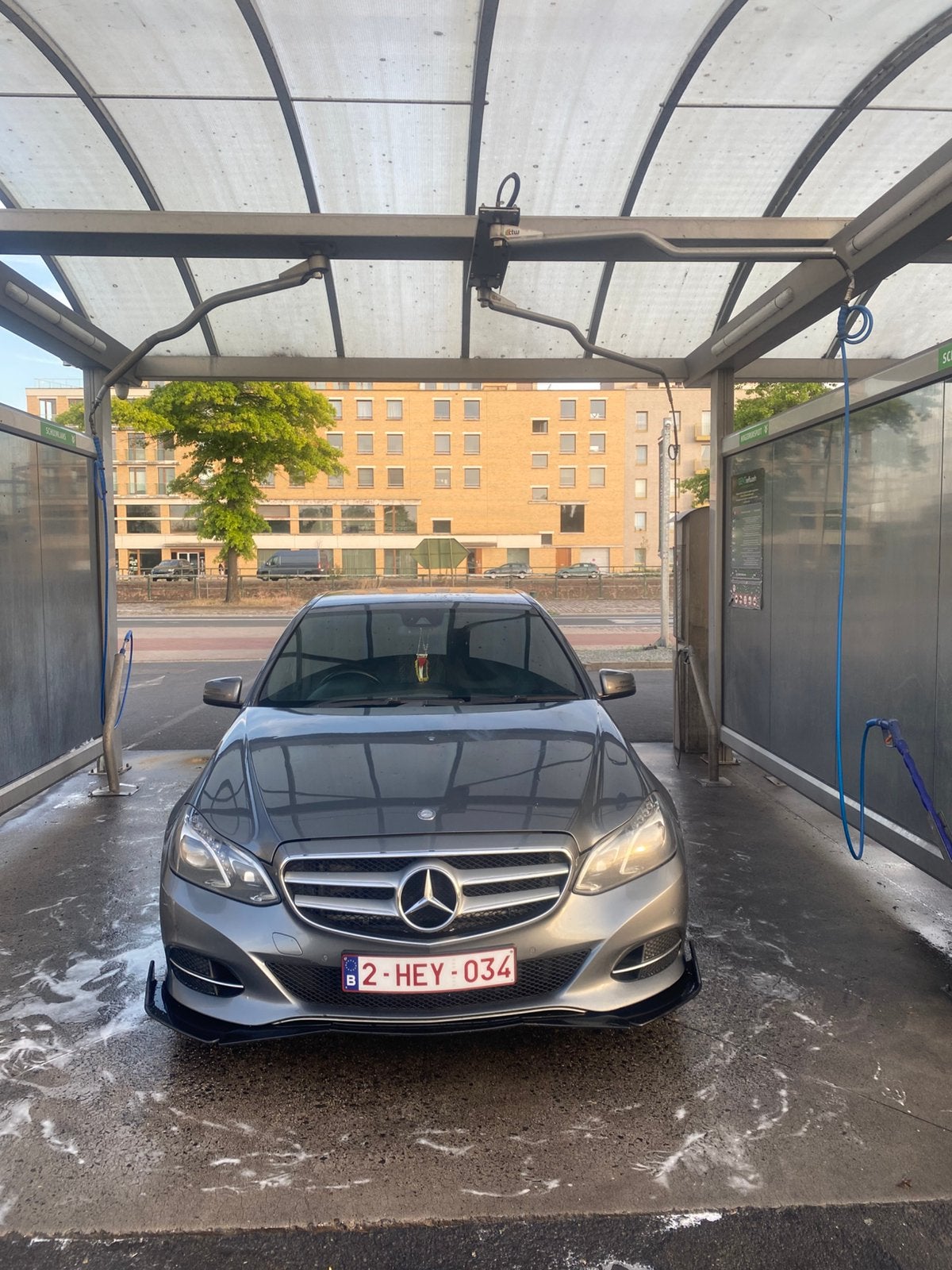 Mercedes-Benz E220 2015 -RHD-, Auto's, Automaat, Diesel, Grijs, Particulier