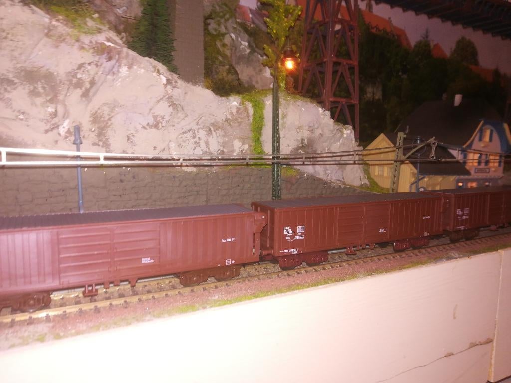 Set van 12 teams NMBS NMBS Lima 303185 auto's, Gelijkstroom of Wisselstroom, Wagon, Ophalen of Verzenden, Zo goed als nieuw