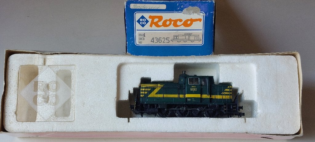 SNCB/NMBS ROCO LOCOTRACTEUR SERIE 8061*HO*DC* 43625, Hobby & Loisirs créatifs, Analogique, Roco, Locomotive, Envoi