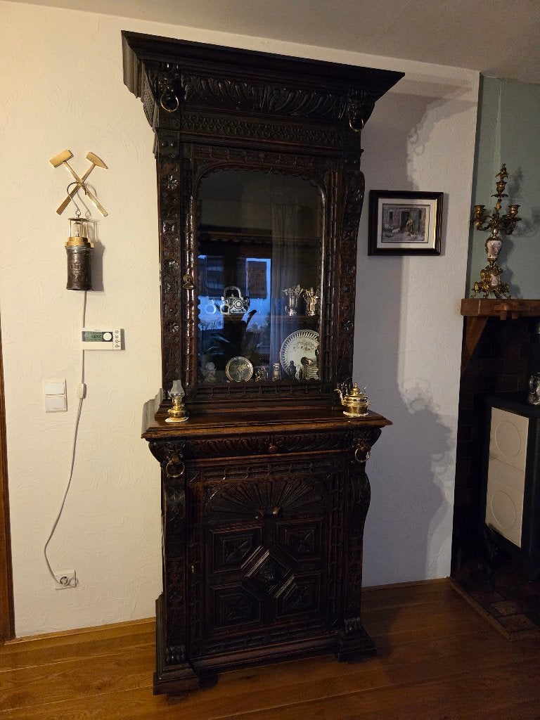 Vitrine ancienne, meuble français unique, Enlèvement