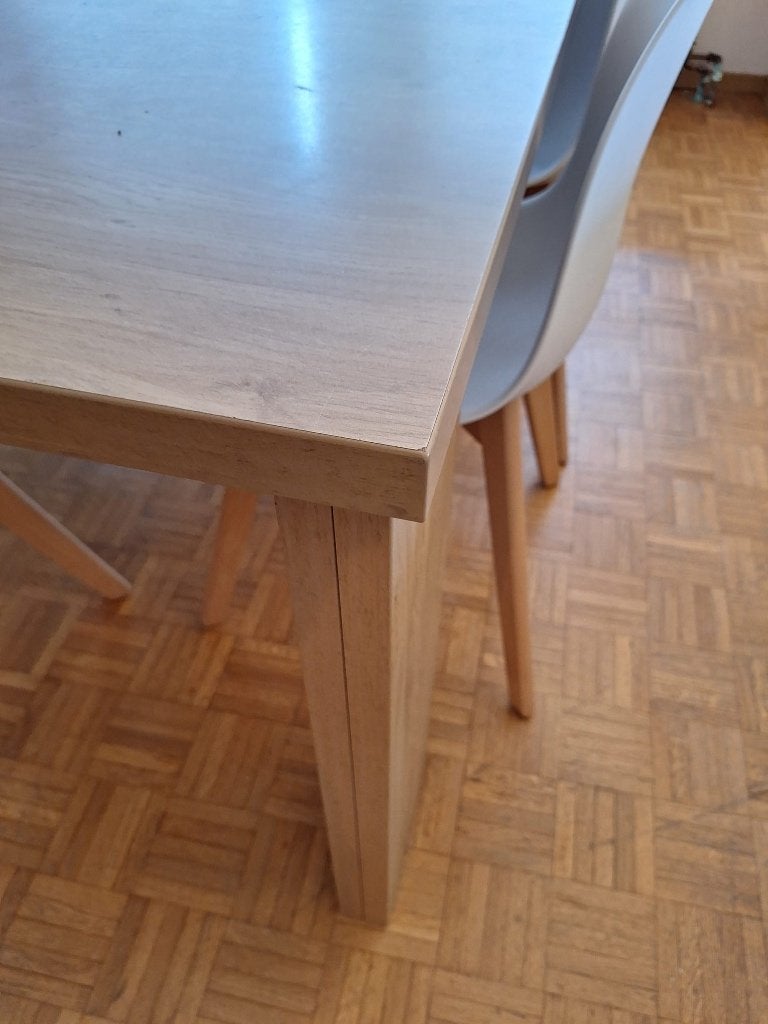 Eetkamertafel, Huis en Inrichting, Tafels | Eettafels, Ophalen, Overige materialen, Gebruikt, Vierkant