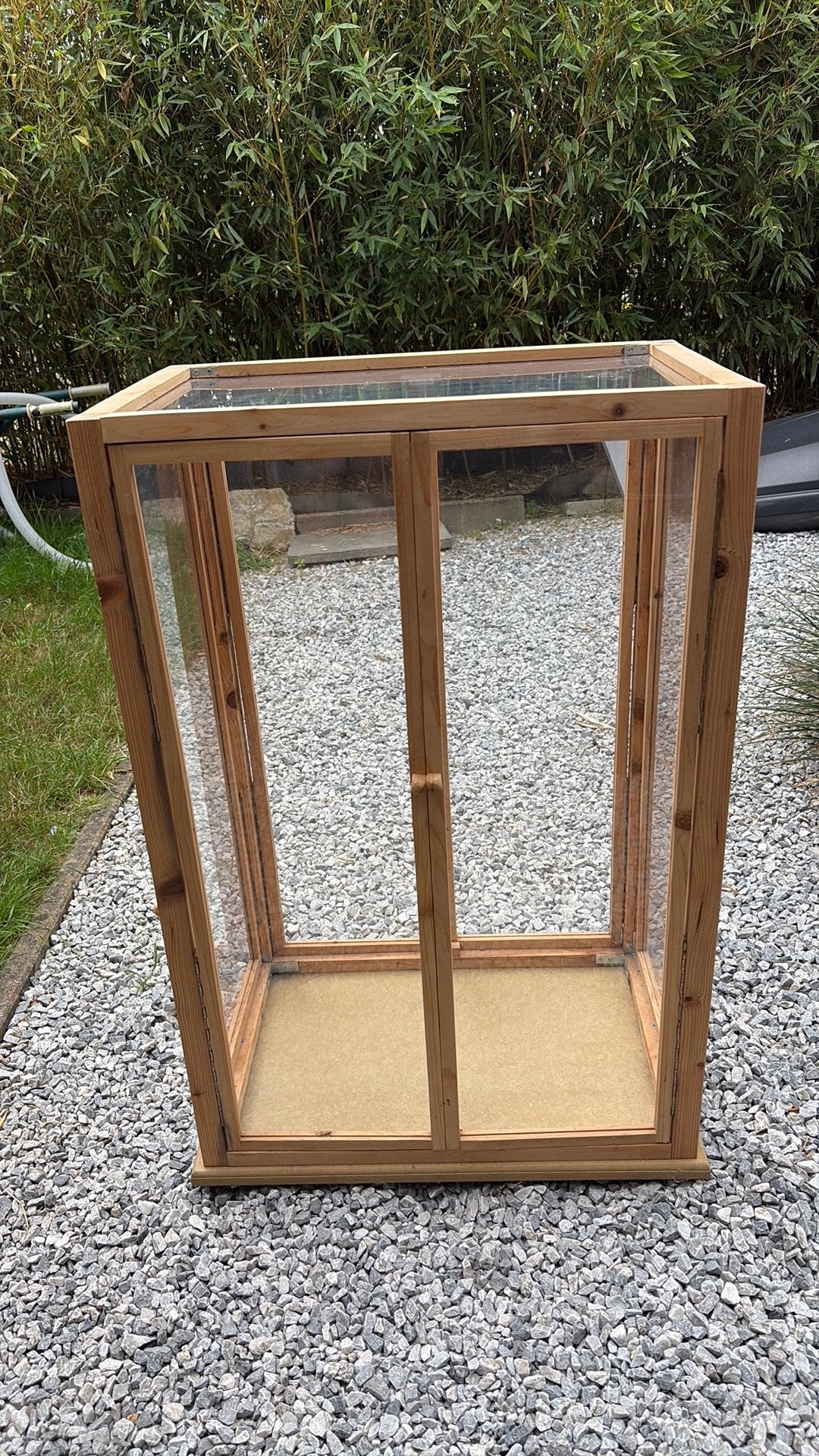 Plexi vitrinekast, Ophalen, Overige materialen, Gebruikt, 50 tot 100 cm