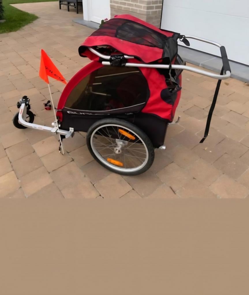 Burley pour vélo poussette enfants avec tous les accessoires, Fietsen en Brommers, Fietsaccessoires | Aanhangwagens en Karren