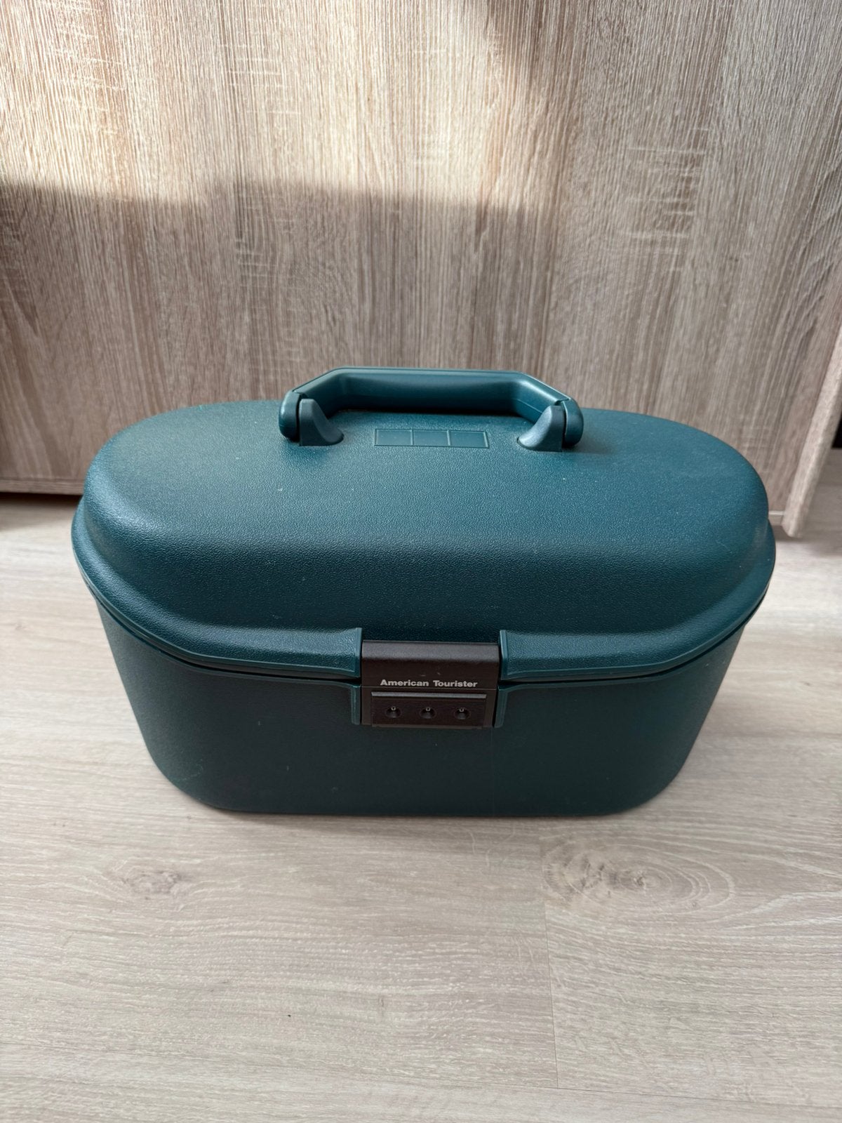 Beautycase, Enlèvement ou Envoi, Avec serrure, Vert, Utilisé