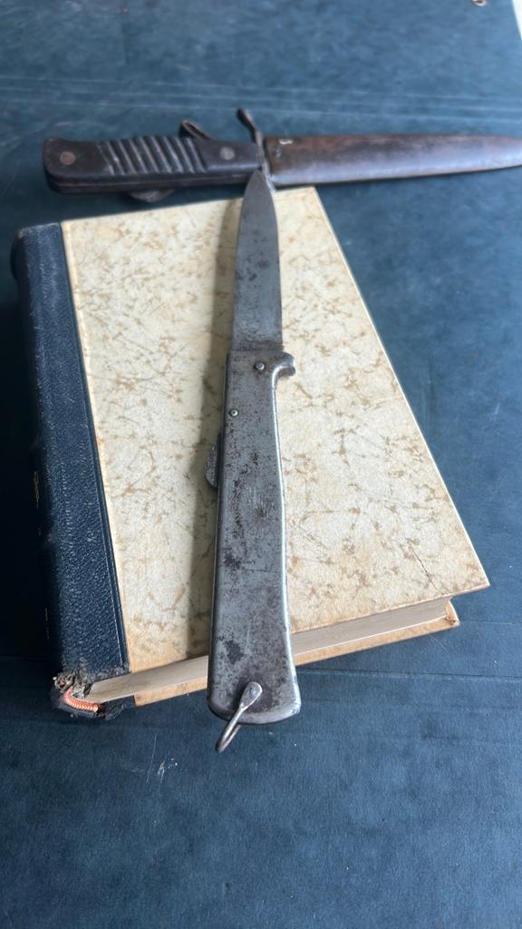 Couteau de poche WW1 Mercator D.R.G.M., Collections, Enlèvement ou Envoi