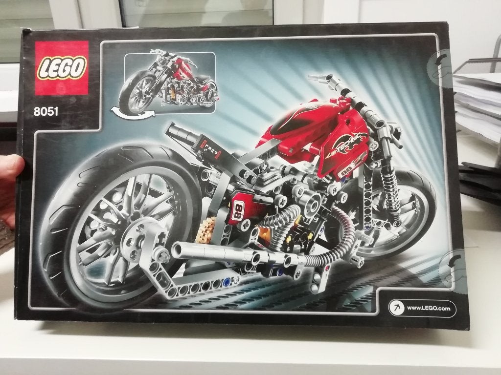 lego technic motorbike 8051, Complet, Lego, Ensemble complet, Comme neuf
